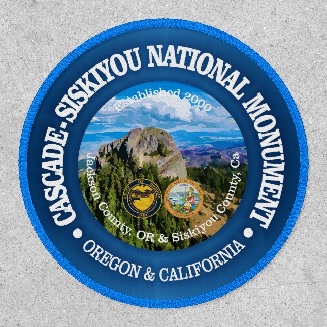 Cascade-Siskiyou National Monument (NM) Patch (Front)