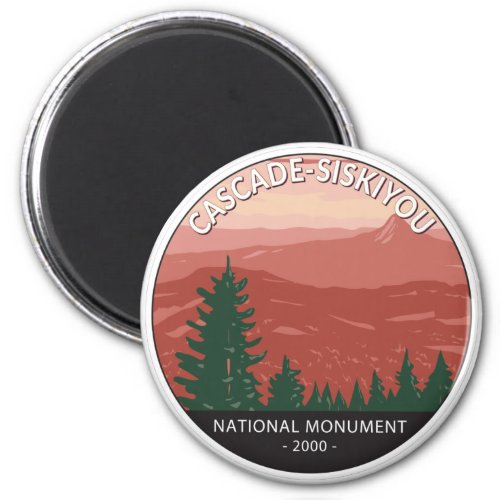 Cascade Siskiyou National Monument Oregon Vintage Magnet