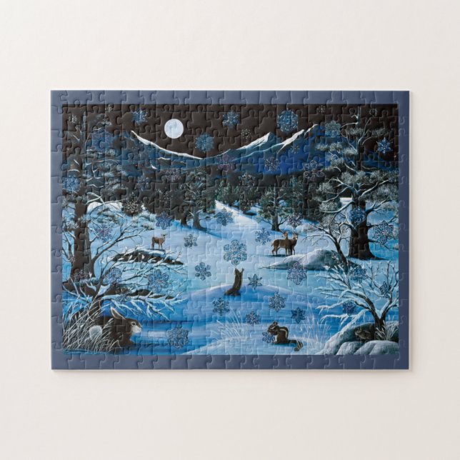 Cascade Snowflake Puzzle (Horizontal)