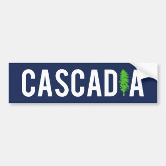 Cascadia Tree Bumper Sticker