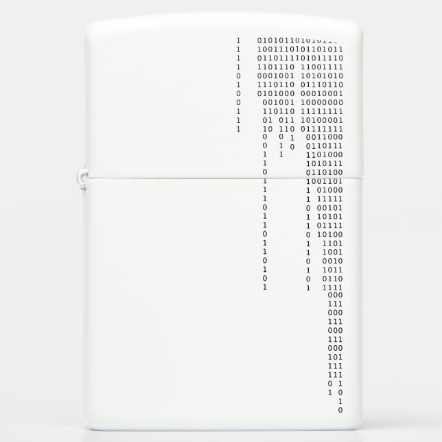 Cascading Binary Zippo Lighter (Front)