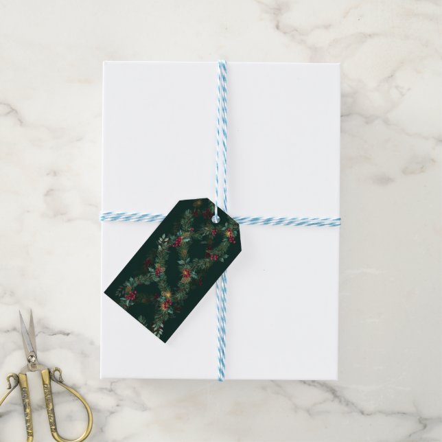 Cascading Botanical Garland Gift Tags (With Twine)
