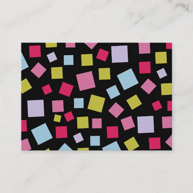 Cascading Colors Business Card (Front)