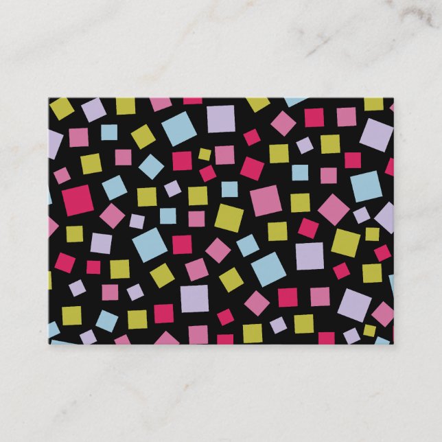 Cascading Colors II Business Card (Front)