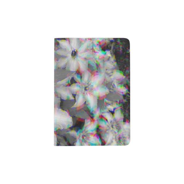 Cascading Flowers Passport Holder (Front)