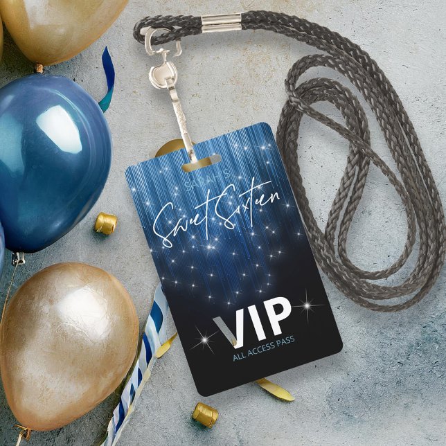 Cascading Lights Sweet 16 Blue ID790 Badge (Creator Uploaded)