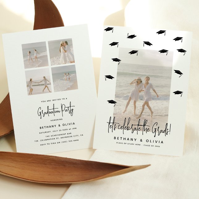 Cascading Mortarboards Joint Grad Invite 2026 (Creator Uploaded)