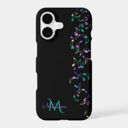 Cascading Music Notes Monogram iPhone 7 Case