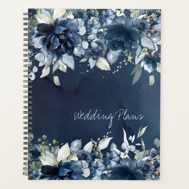 Cascading Peonies Wedding Planner (Front)