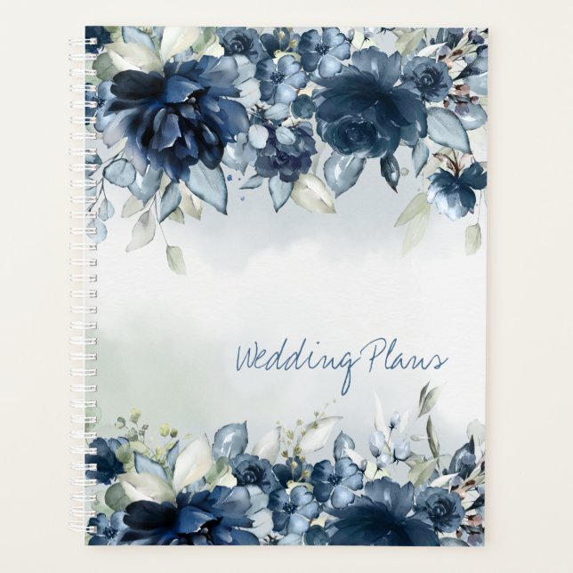 Cascading Peonies Wedding Planner (Front)