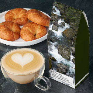 Cascading Rocky Stream Photo Roasted Coffee