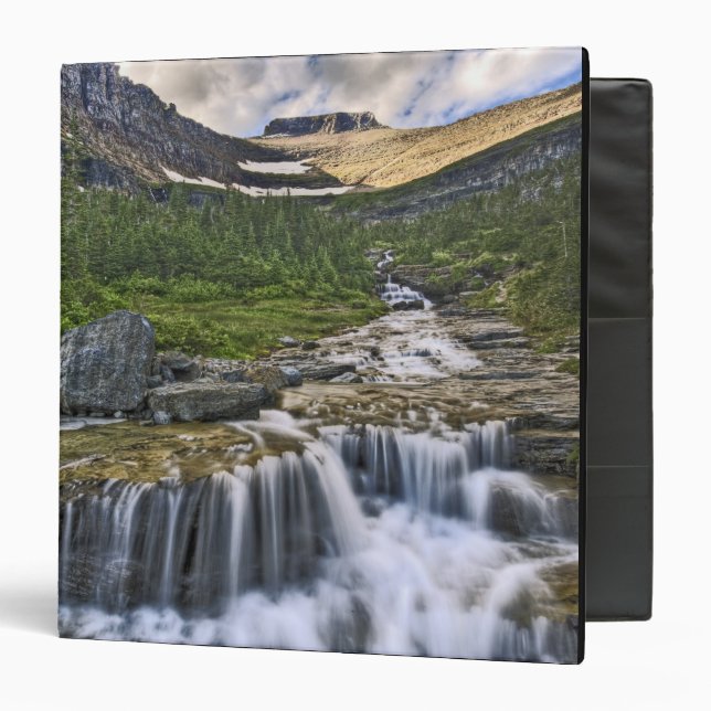 Cascading stream, Glacier National Park, Binder (Front/Inside)