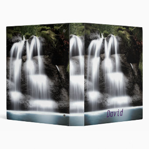 Cascading waterfall 3 ring binder