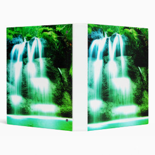 Cascading waterfall 3 ring binder