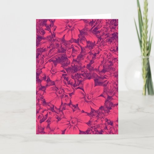 Cascading Windflowers _ Thank You Card