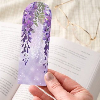 Cascading wisteria bookmarks
