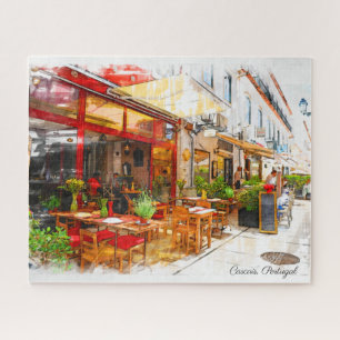 Cascais Cafe- Portugal Jigsaw Puzzle