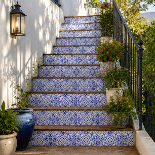 Cascais Elegance Delicate Blue Mediterranean Ceramic Tile