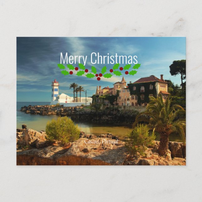 Cascais, Portugal , Christmas Postcard (Front)