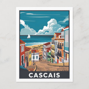 Cascais, Portugal Street Postcard