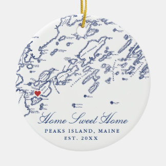 Casco Bay Maine Ornament - Home Sweet Home