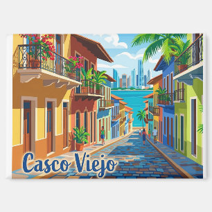 Casco Viejo Panama Magnet
