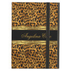 Case Elegant Gold black Leopard Animal Print