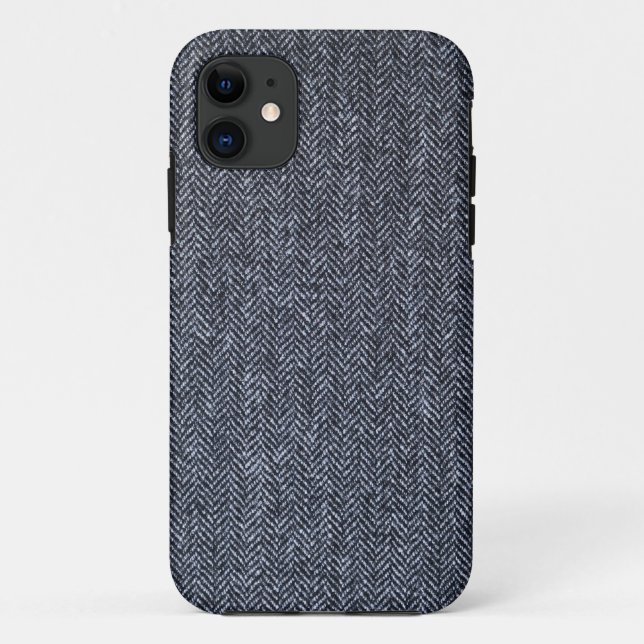 Case: Gray Tweed Fabric Case-Mate iPhone Case (Back)