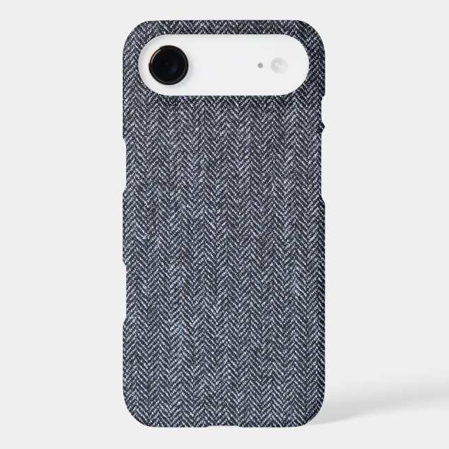 Case: Gray Tweed Fabric Case-Mate iPhone Case (Back)