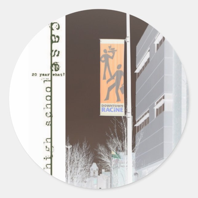 Case HS Class of 1988 Reunion Classic Round Sticker (Front)