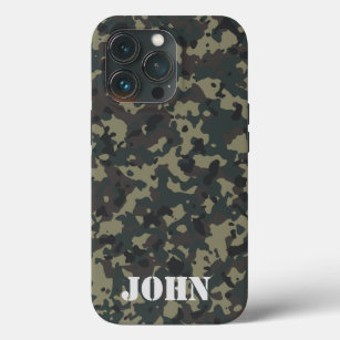 Case Iphone 13 Pro, military style, custom name