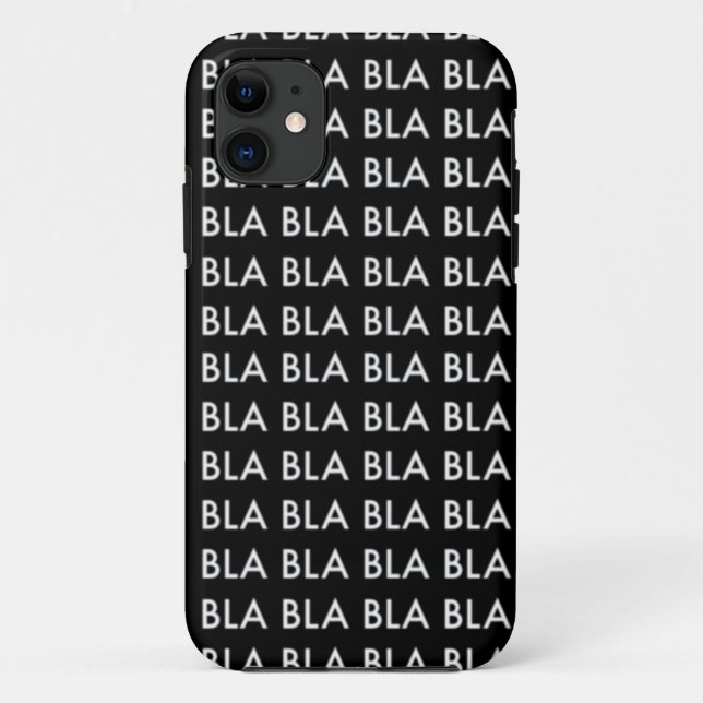 CASE iPhone 5 "Blah blah blah BLA " (Back)