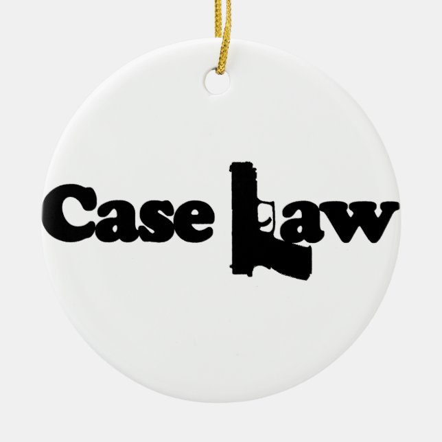 Case Law Ornament (Front)
