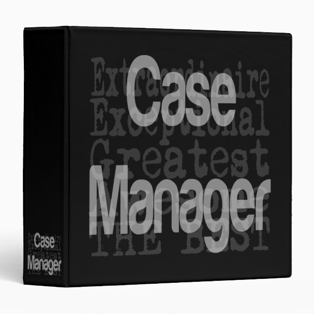 Case Manager Extraordinaire 3 Ring Binder (Front/Spine)