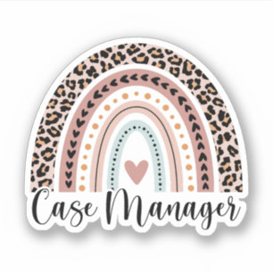 Case Manager Gift Social Worker Sticker