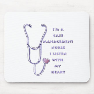 Case Manager Nurse Heart Mouse Pad
