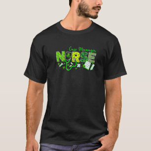 Case Manager Nurse St Patricks Day Love Stethoscop T-Shirt