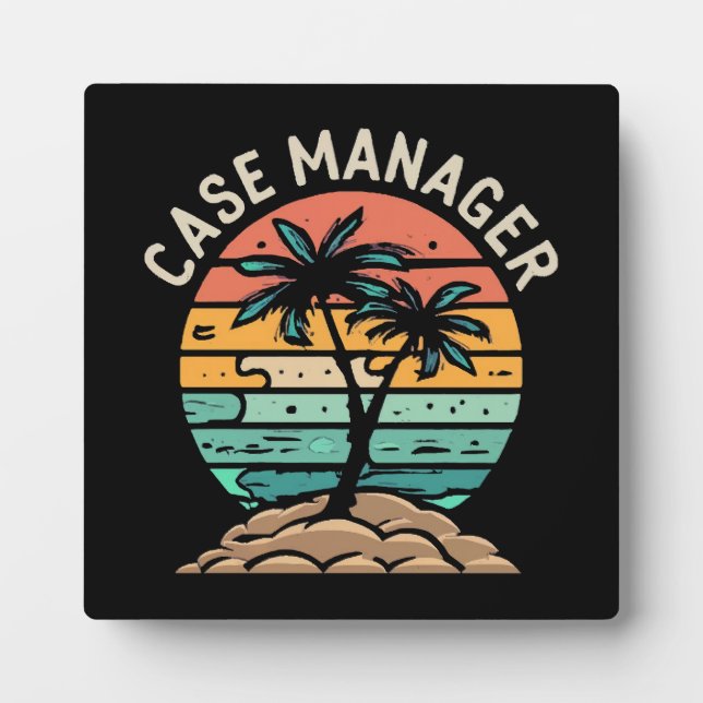 Case manager plaque (Front)