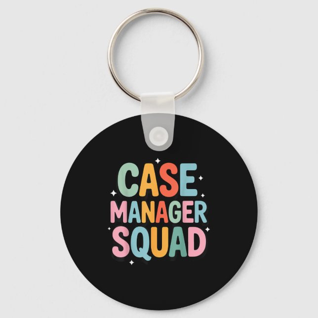 Case Manager Squad  Keychain (Front)