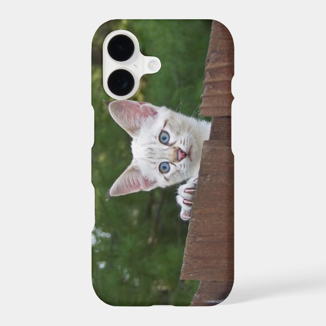 Case-Mate Barely There iPhone 7 Case White Kitten (Back)
