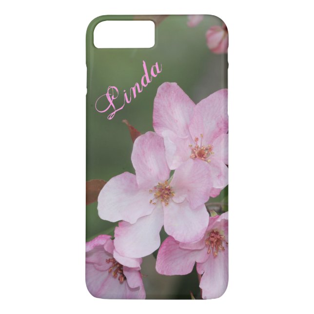 Case-Mate Barely There Plus iPhone 7  Pink Flowers Case (Back)