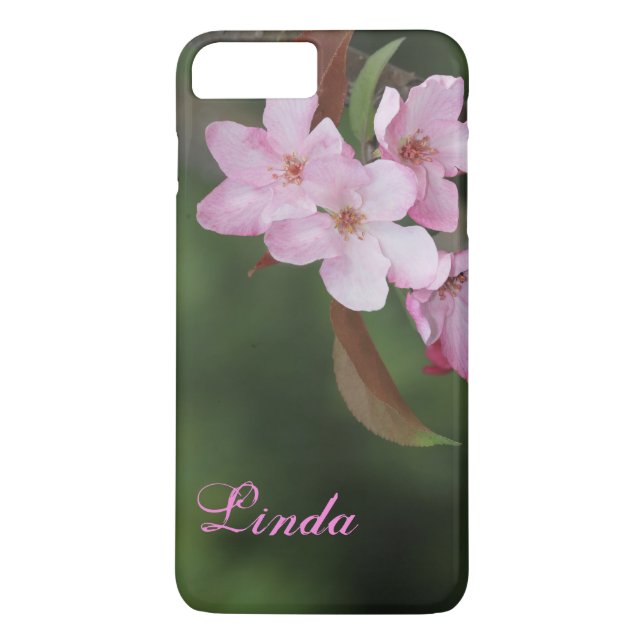 Case-Mate Barely There Plus iPhone 7  Pink Flowers Case (Back)