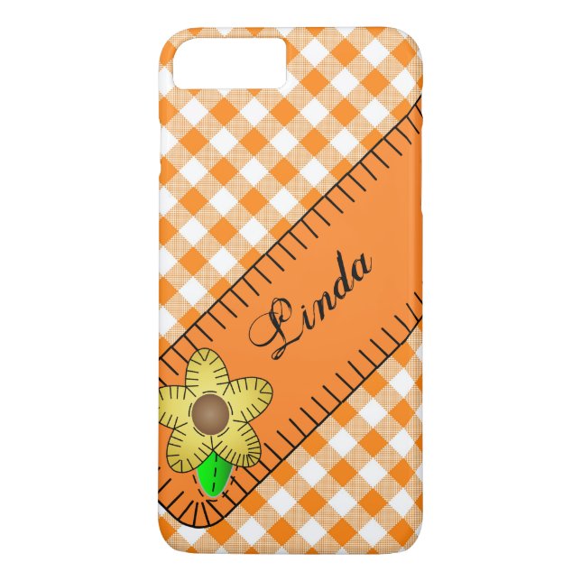 Case-Mate Barely There Plus iPhone 7 Yellow Flower Case (Back)
