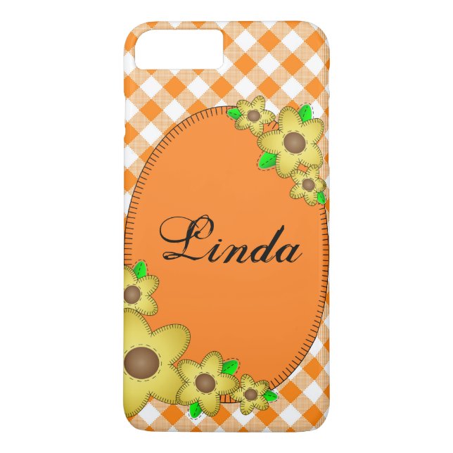 Case-Mate Barely There Plus iPhone 7 Yellow Flower Case (Back)