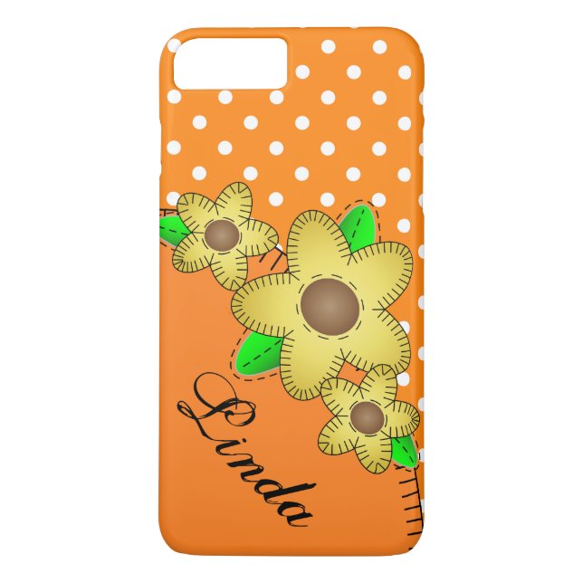 Case-Mate Barely There Plus iPhone 7 Yellow Flower Case (Back)