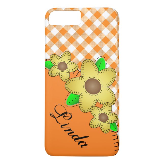 Case-Mate Barely There Plus iPhone 7 Yellow Flower Case (Back)