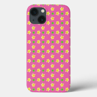 Case-Mate iPad AirCase: Primroses on Deep Pink iPhone 13 Case