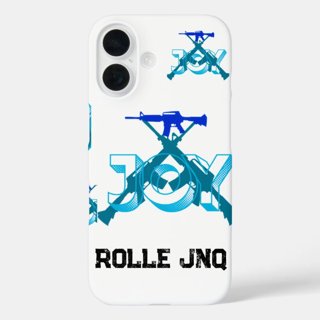 Case-Mate Phone Case, Apple iPhone 16, Blue joy Case-Mate iPhone Case (Back)