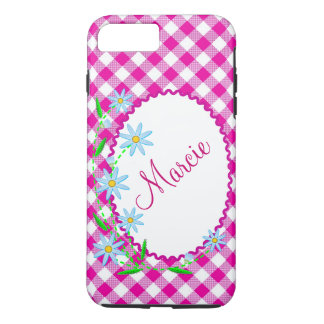Case-Mate Tough Plus iPhone 7 Case Pink Gingham