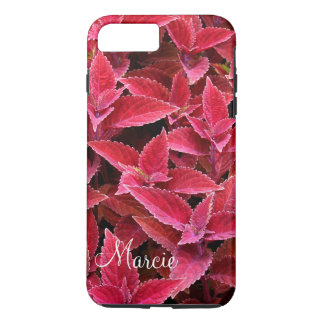 Case-Mate Tough Plus iPhone 7 Case Red Coleus Leaf
